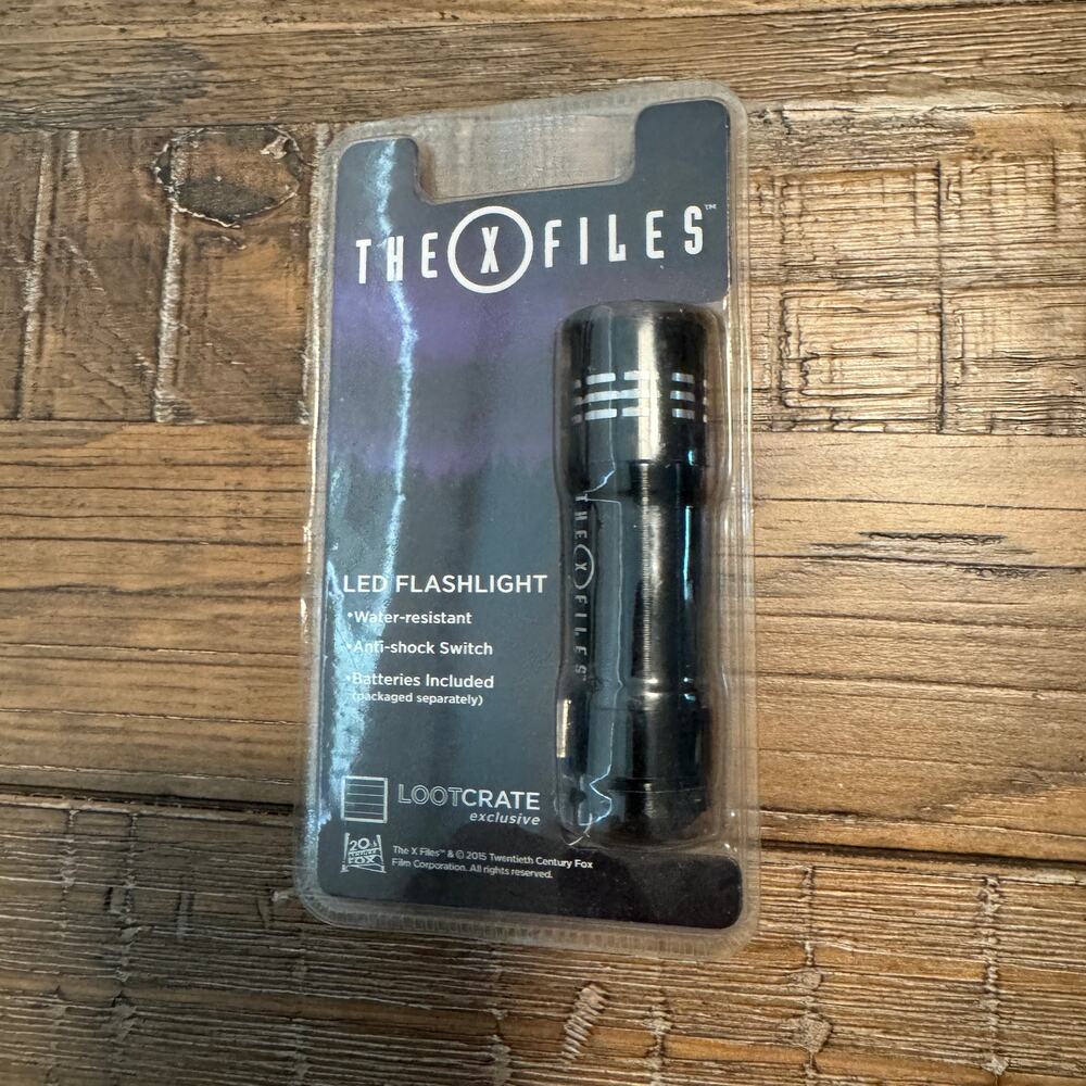 The X-Files LED Flashlight Loot Crate Exclusive NEW & SEALED
